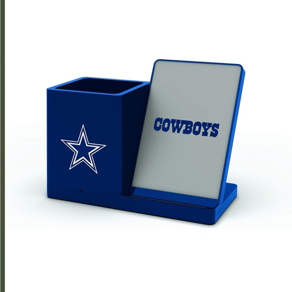 SOAR NFL Unisex Wireless Charging Stand and Desktop Organizer..(NWT)Cowboys - Picture 2 of 3